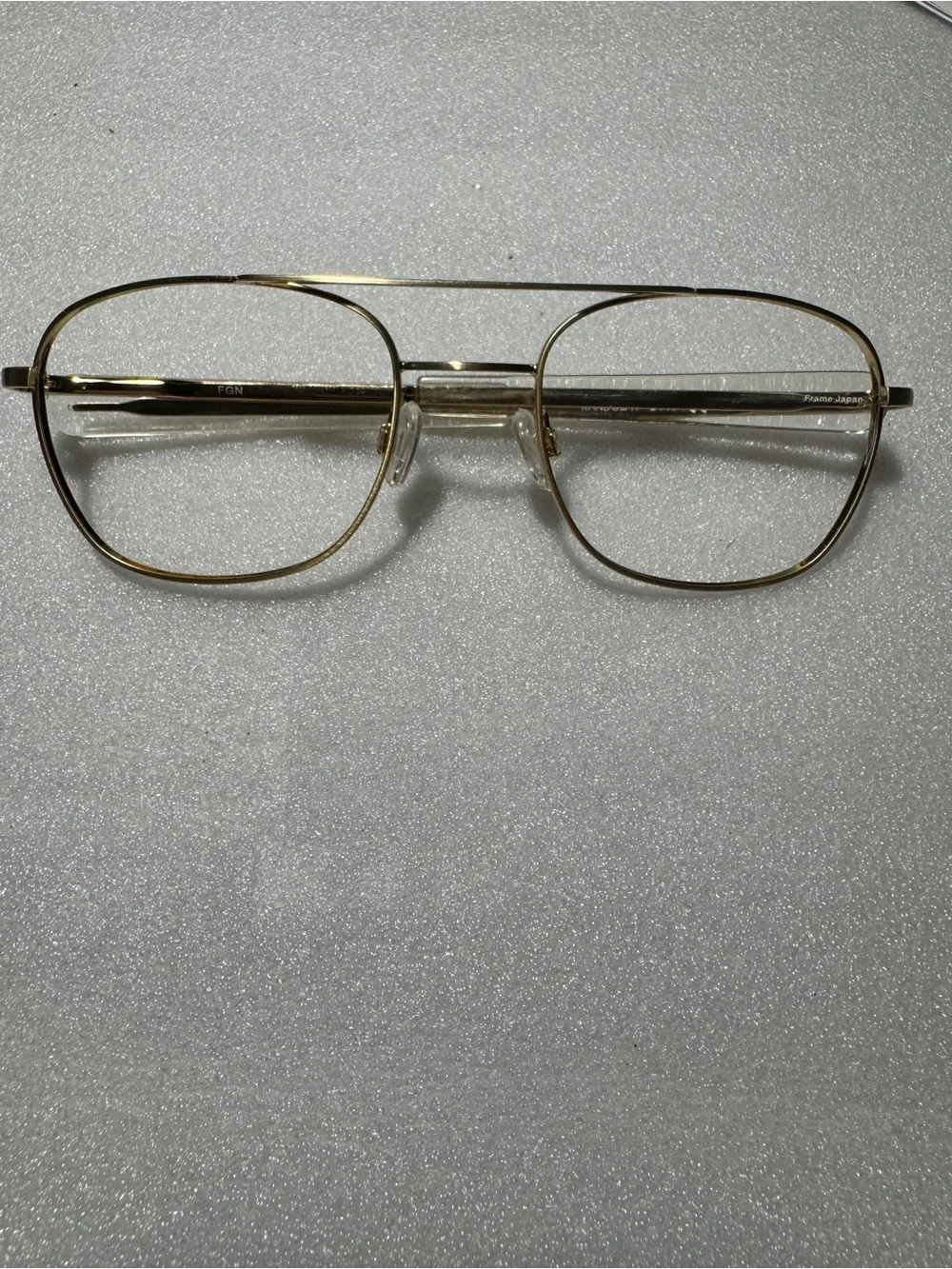 NEW~Randolph Aviator Sunglasses Eyeglasses 55 21 140 Frames RE FGN Brushed Gold